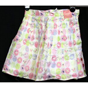 NWT 2005 Gymboree A Bird's Life Easter Spring Knife tucked Skirt Dots Birds sz 4